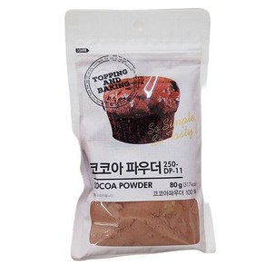 홈메이드 코코아 파우더, 80g, 1개입, 1개