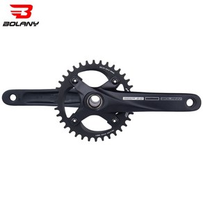 자전거 크랭크 암 셋 용품 MTB 체인링 bolany 104bcd 중공 mtb 170mm 통합 체인 링 36t with bottom round hole