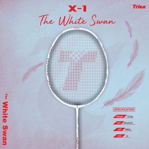 [성탄페스타] 트라이온 THE WHITE SWAN 화이트 스완 배드민턴라켓 동호인 추천 무제한 보상라켓