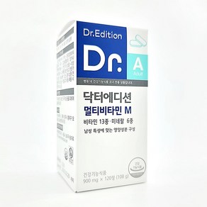 닥터 멀티비타민M 미네랄 남성 남자, 1개, 120정