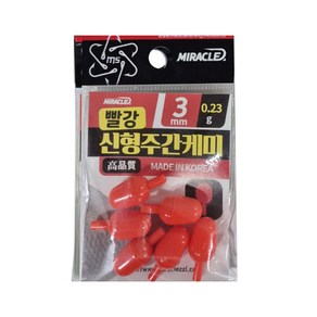 미라클 신형 주간케미 3mm (6개입), 형광, 1개