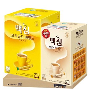 맥심 모카골드 210티+ 맥심 화이트골드 170티, 170개입