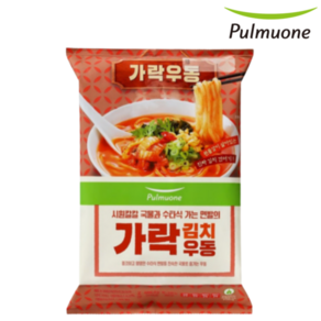 풀무원 가락 김치우동 2인, 487g, 1개