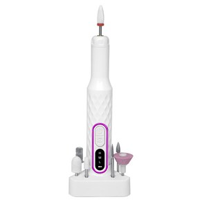 YINUO 무선 간편하다 고속도 젤 네일드릴 충전식 전동 네일 관리기, 1개, 퍼플