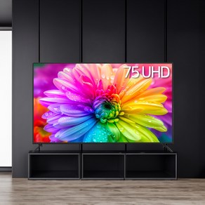 와사비망고 75인치 UHD TV ZEN U750 UHDTV Max HDR, [기사설치] 벽걸이형(상하 브라켓 포함)