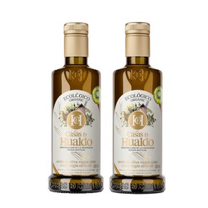 ECOLOGICO 스페인 유기농 엑스트라버진 올리브오일 에꼴로지꼬 CASAS DE HUALDO, 2개, 500ml