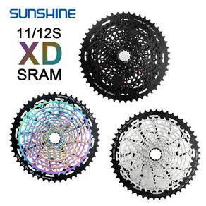 Sunshine-MTB XD 초경량 레인보우 카세트 11S/12S CNC K7 다양한 색상 ULT 산악 자전거 XD 카세트 Shimano SRAM xd용, 08. 11S 9-42T, 1개