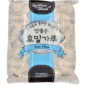 새롬푸드 맛좋은 호밀가루 1kg