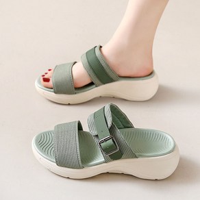 Moden Fashion 여성 심플한 스트랩 슬리퍼 통굽 여름 신발 X63
