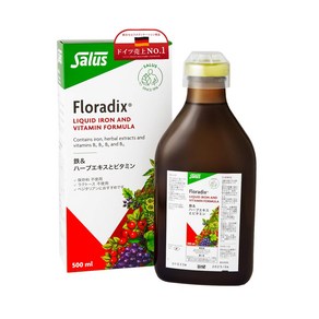 플로라딕스 500ml 30일분 철분 보충제 철분 드링크 프룬 250배 철분 Floadix 철분 보충 헴철 과일맛 액체철분 비타민 일본 오리지널 배합 일본 정품, 1개