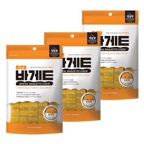 펫슐랭 유산균 바게트츄 단호박 120g x 3개입 (유통기한 25.03), 3개