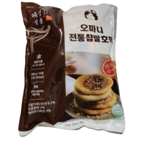 사계절을그대로담은 국내산 찹쌀로 만든 오마니 찹쌀호떡 60gx10개, 600g, 1개