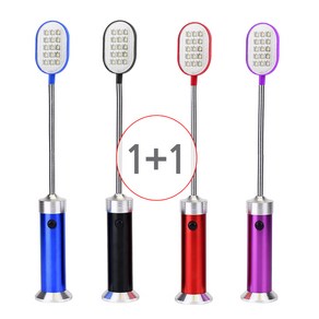 [1+1] (자바라 후레쉬 B타입 1P+1P) 자석 LED 램프 라이트 캠핑 낚시 공구 카센터 수리, 바이올렛[1P], 바이올렛[1P], 1세트