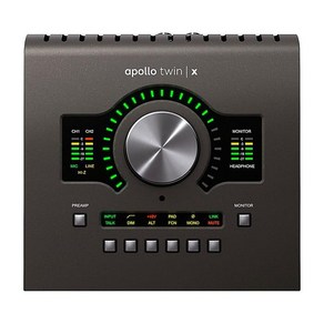 Univesal Audio Apollo Twin X QUAD Heitage Edition Thundebolt 3 Audio Inteface, One Colo, 아폴로, 1개