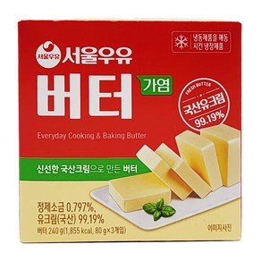 서울우유 냉장 가염버터 240g, 1개