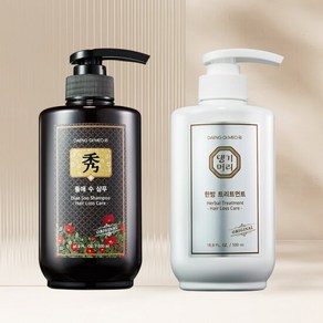 [댕기머리]들애수 샴푸 500ml 1개+한방 트리트먼트 500ml 1개, 1개