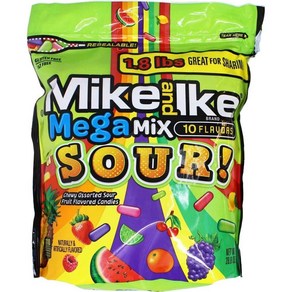 Mike and Ike Mega Mix Sou 816.5g28온스 200629, 시큼한, 1개