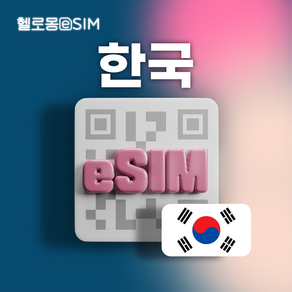 한국 eSIM SKT 데이터 이심, 1개, 누적 3GB, 10일