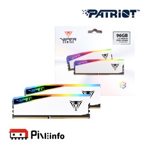 패트리어트 Elite 5 RGB DDR5 96G PC5-48000 CL42 6000MHz (48GX2) 듀얼패키지 파인인포 (하이닉스 칩 내장)