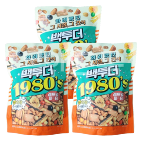 백투더 1980s 믹스넛 600g 옛날과자, 3개