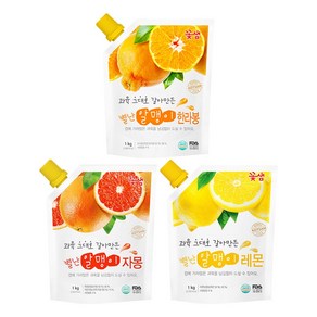 꽃샘 별난알맹이 3P (자몽1kg *레몬1kg *한라봉1kg), 1kg, 1개, 1개입