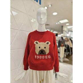 [밸리걸] 베어패턴 포인트 니트 (492260)