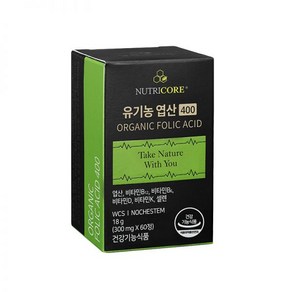 뉴트리코어 엽산 노케스템 WCS 300mg 60정 (2개월), 1개