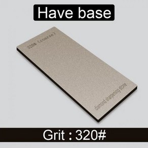 다이아몬드 숫돌 그릿 미세 연삭 평잡이 연마 칼 평탄화 1000방 80방, Diamond Shapenes, Have base 320git, 1개