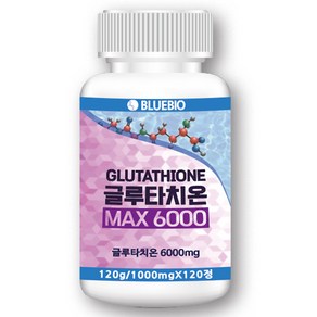 글루타치온MAX 1000mg 120정 4개월분 고함량 식약청인증 대용량, 1개