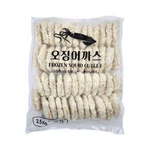 농우 오징어까스(업소용) 50gx50개, 2개, 2.5kg