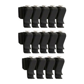 14pcs 골프 클럽 가방 클립에 퍼터 클램프 홀더 주최자 블랙 퍼팅 클립, 1) Black