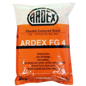 [시트라인] 아덱스 ARDEX FG4 (2kg) 고탄성 방수 줄눈 시멘트 타일줄눈제 아덱스메지, 화이트, 1개