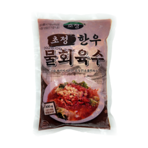 초정 한우 물회육수 400g, 1개