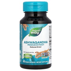 네이처스웨이 아슈와간다 500mg 베지 캡슐 60정, 1개