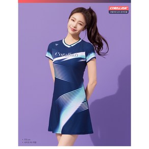 [코랄리안] 여성 그래픽 원피스 (CSOC9081) 스포츠 원피스