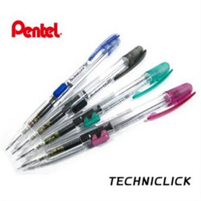 Pentel TECHNICLICK 펜텔 테크닉클릭 샤프 (PD105T), 청색