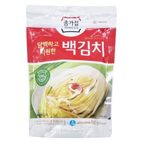 종가집 백김치, 1개, 500g