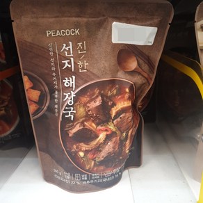 피코크 진한 선지해장국 500g 냉장