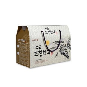 조청유과 500g 수담한과 추석 설 명절선물 설명절 부모님선물 유과선물 선물용포장, 1개