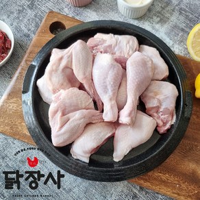 닭장사 신선 무염지 닭볶음탕용 닭고기 (냉동), 1개, 1kg