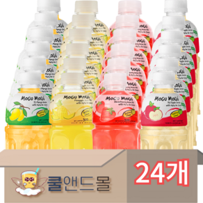 [이젠서진] 모구모구 4종혼합(망고6개+파인애플6개+사과6개+딸기6개), 24개, 320ml