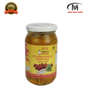 AAMA KO ACHAR HOT CHERRY PEPPER & RADISH PICKLE 380G 1개