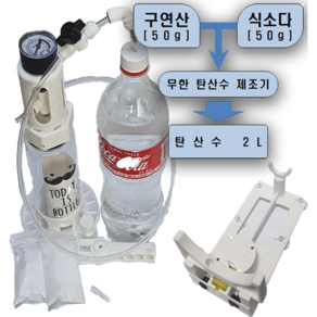 HAND SPARKLING 무한 탄산수 제조기, 저가형-탄산수제조기