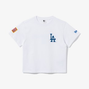 [AK플라자] [뉴에라키즈] MLB LA 다저스 월드시리즈 챔피언 티셔츠 화이트(14700225)