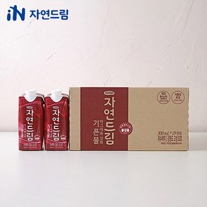 자연드림 자연드림 마그네슘강화 기픈물 500ml x (멸균종이팩생수/심층수), 15개