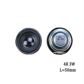 4/8 옴 라우드 스피커 직경 1W 2W 3W 4R 8R 0 5 1 2 3 5W 28mm 30mm 36mm 40mm 45mm 50mm 57mm, 주황색, 1개