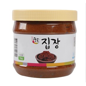 계룡산 궁골 전통 방식으로 만든 맛있는 집장 1Kg 등겨장 국내산100% 사회적기업제품 보리등겨장