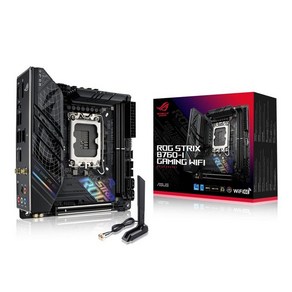 ASUS INTEL 13 12세대 CPU B760-I 탑재 LGA1700 대응 Mini-ITX 마더보드 ROG STRIX B760-I GAMING WIFI