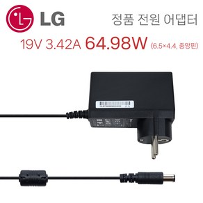 LG 19V 3.42A 64.98W ADS-65FAI-19 정품 TV 모니터 어댑터 케이블 충전기