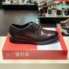 엘칸토 경량 가벼운 남성 남자 2.5Cm 데일리 오피스 세미 캐주얼 버건디 와인색 가죽 정장 구두 MD02